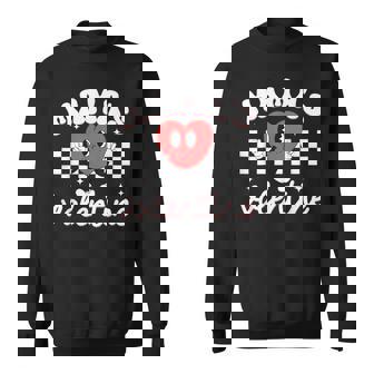 Mama's Valentine Heart Valentines Day Boys Kid Toddler Sweatshirt | Mazezy
