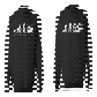 Man Evolution Motorcycle Crotch Rocket Sports Bike Sweatshirt - Monsterry