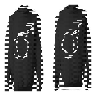 Mars Astrology Male Gender Symbol Planet Icon Witchy Mystic Sweatshirt - Monsterry