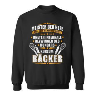 Master Of The Yeast And Mr Over The Carbohydrates Bakers Sweatshirt - Geschenkecke