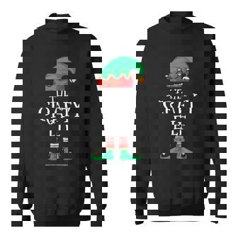 Matching Family Christmas Elf Pajama The Crafty Elf Sweatshirt - Monsterry