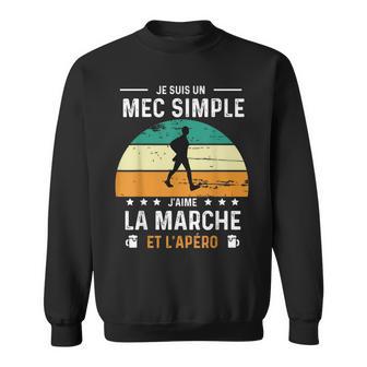 Mec Simple Marche Apéro Marcheurintage Sweater e - Cadeauxyz