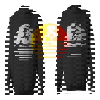Mech Robot Synthwave Board Game Scythe Sweatshirt - Monsterry