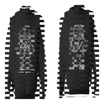 Mech Robot Tee Sci-Fi Robot Cool Mech Sweatshirt - Monsterry