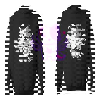 Meemeows Plush Cute Cat Sweatshirt - Seseable