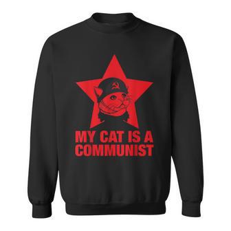 Meine Katze Ist Kommunist Sweatshirt - Geschenkecke