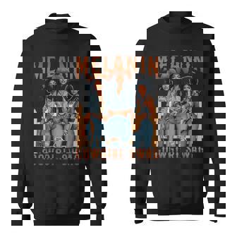 Melanin Cowgirls Black History Month African Melanin Pride Sweatshirt | Mazezy