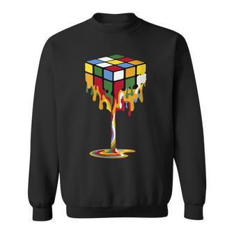 Melting Cube Rubik Rubix Rubics Player Cube Melt Sweater e - Cadeauxyz