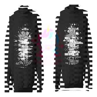 M'énerve Pas Çaa Chier Des Paillettes Licorne Humoristique Noir S Adultes Sweater e - Cadeauxyz