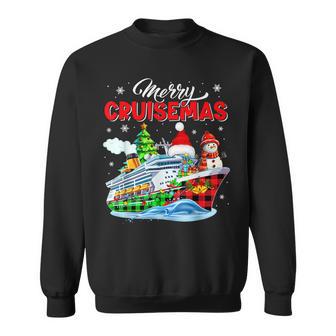 Merry Christmas Cruise Santa Cruise Ships Xmas Symbols Lover Sweatshirt - Geschenkecke