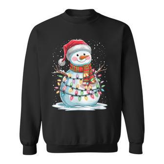 Merry Christmas Snowman Christmas Winter Xmas Eve Sweatshirt - Geschenkecke