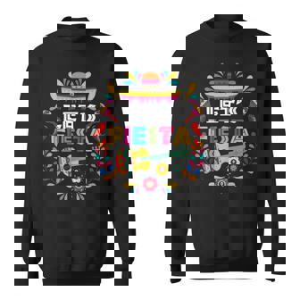 Lets Mexican Fiesta Cinco De Mayo Party Colourful Guitar Fun Sweatshirt - Monsterry