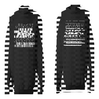 Militant Agnostic Atheism Anti-Religion Agnosticism Sweatshirt - Monsterry