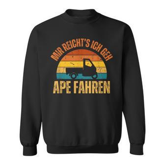 Mir Reicht's Ich Geh Ape Fahren Cult Tricycleespacar 50 Sweatshirt - Geschenkecke