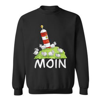 Moin North Sea Lighthouse Motif I North Sea Island Sheep Sweatshirt - Geschenkecke