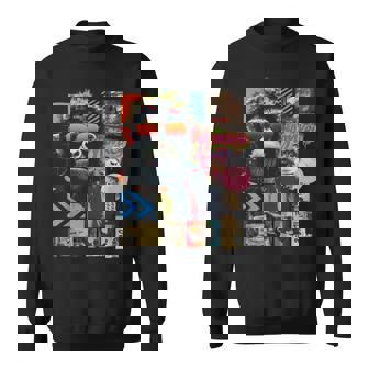 Mono Frontprint Arte Gráfico Animal Obra De Arte Monkey Camisa de entrenamiento - Regaloses