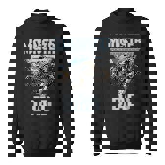 Monster Truck Dad Fathers Day Monster Truck Are My Jam Sweatshirt - Monsterry