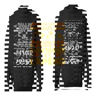Montagne Et L'apéro Randonnée Humour Rando Cadeau Montagne Sweater e - Cadeauxyz