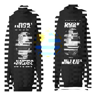 Montevideo Uruguayintage Uruguay Flag Souvenirs Camisa de entrenamiento - Regaloses