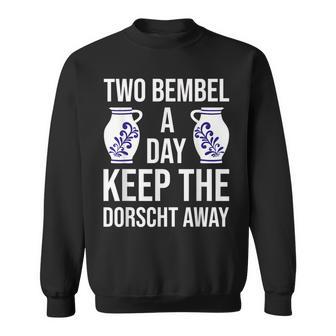 Mostkrug Abbelwoi Jug Bembel Frankfurt Äppler Sweatshirt - Geschenkecke