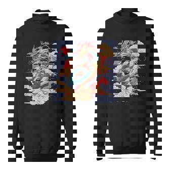 Motif Dragon Japonais Pour Un Style Emblématique Sweater e - Cadeauxyz