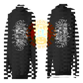 Motionlesses In Scary Pumpkin Halloween Costume Sweatshirt - Monsterry
