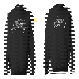 Motocross Heartbeat Enduro Motorcycle Supermoto Sweatshirt - Geschenkecke