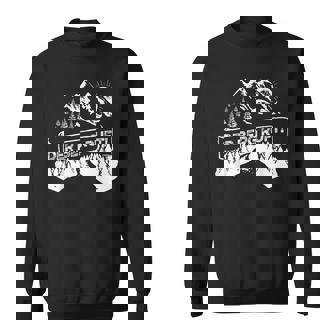 Mountain Hiking I Der Berg Ruft Bergsteiger Sweatshirt - Seseable