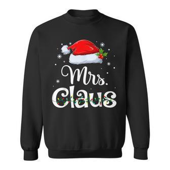 Mr And Mrs Claus Pyjama Santa Sweatshirt - Geschenkecke