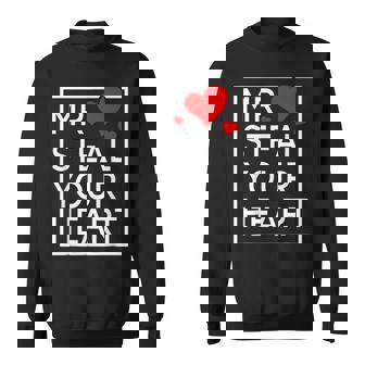 Mr Steal Your Heart Valentines Day For Toddler Boys Son Sweatshirt - Seseable