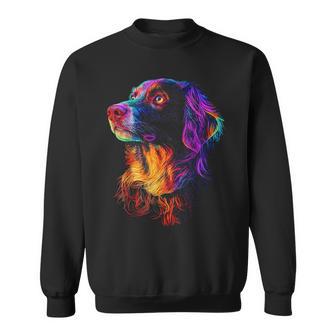 Munsterlander Dog Graphic Pet Colourful Munsterlander Sweatshirt - Geschenkecke