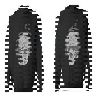 Music Skull DJ Disc Jockey Melophile Melomaniac Halloween Sweatshirt - Monsterry