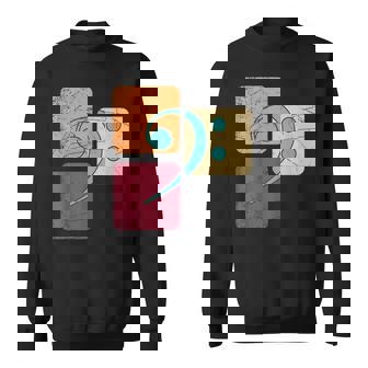 Musicien Notes De Musique Clé De Fa Retro Musique Sweater e - Cadeauxyz