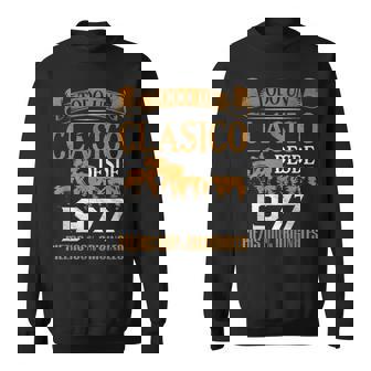 Nacido En 1977 48 Años Cumpleaños Moto Biker Hombre Motero Camisa de entrenamiento - Regaloses