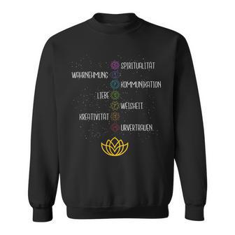 Namaste Yoga 7 Chakras Meditation S Sweatshirt - Geschenkecke