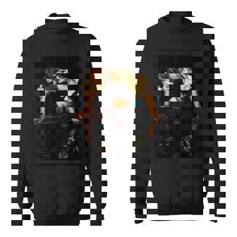 Narcissus Painting By Caravaggio Sweatshirt - Monsterry