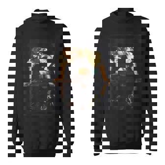 Narcissus Painting Tank Top Sweatshirt - Monsterry