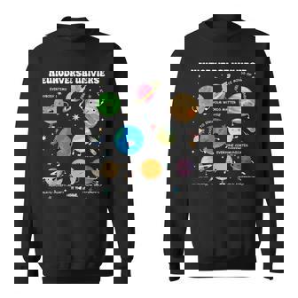 Neurodiverse Universe Planet Autism Awareness Support Squad Sweatshirt - Monsterry