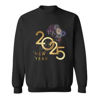 New Year's Eve Party Supplies 2025 Happy New Year Fireworks Sweatshirt - Geschenkecke