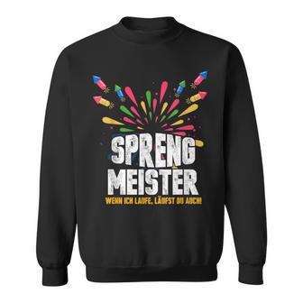 New Year's Eve Pyrotechnik Fireworks New Year Celebration Sweatshirt - Geschenkecke