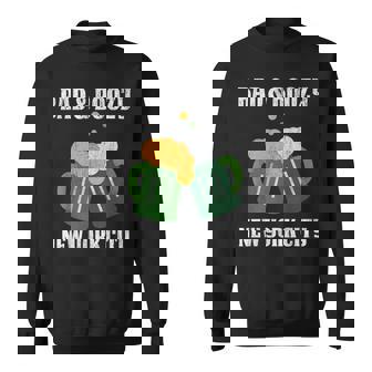 New York City St Patricks Green Beer Bad And Boozy Bar Hop Sweatshirt - Monsterry
