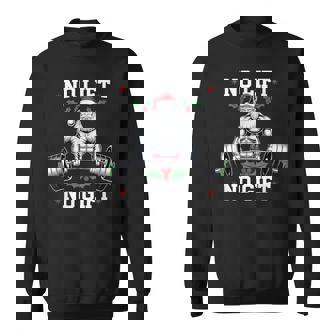 No Lift No Santa Gym Bodybuilding Christmas Berries Sweatshirt - Monsterry