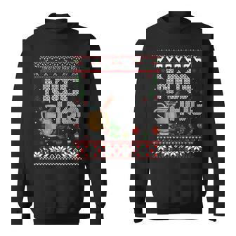 Nog Hog National Eggnog Day Egg Nog Christmas Holiday Sweatshirt - Monsterry