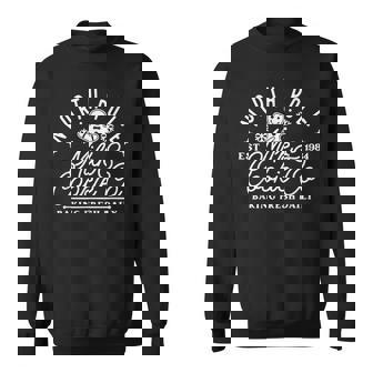 North Pole Milk And Cookie Co Baking Christmas Cake Sweatshirt - Monsterry