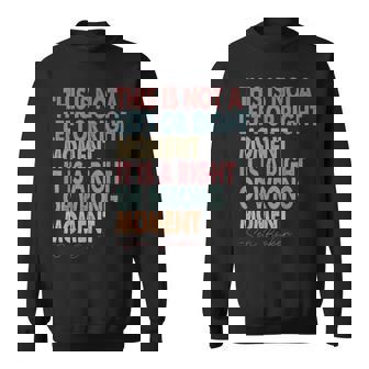 This Is Not A Left Or Right Moment Senator Cory Booker Sweatshirt | Seseable CA