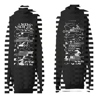 Nunca Puedes Tener Demasiadas Guitarras Músicos Divertidos Camisa de entrenamiento - Regaloses