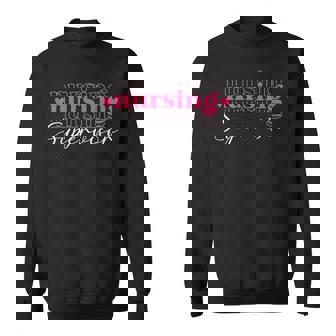 Nursing Supervisor Heart Sweatshirt - Monsterry