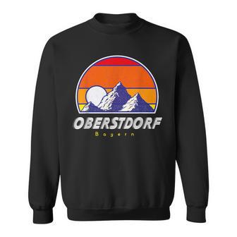 Oberstdorf Bayern Germany Retro 80S Ski Holidays Sweatshirt - Geschenkecke