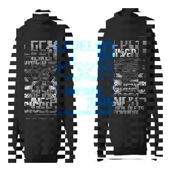 Official Double Digits Level 10 Unlocked 10Th Birthday Boy Sweatshirt - Seseable
