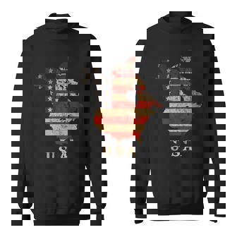 Oh Canada Canada And Usa Map Annex America’S 51St State Sweatshirt | Mazezy